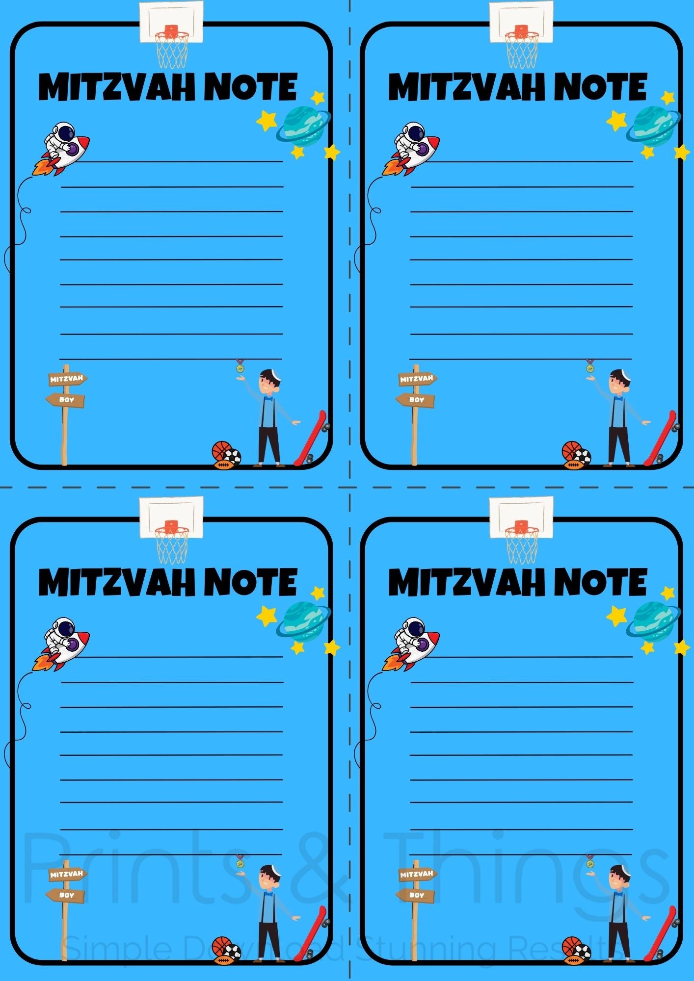 KIds Mitzvah Prints