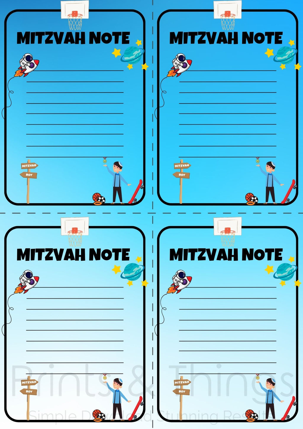 Kids Mitzvah Prints